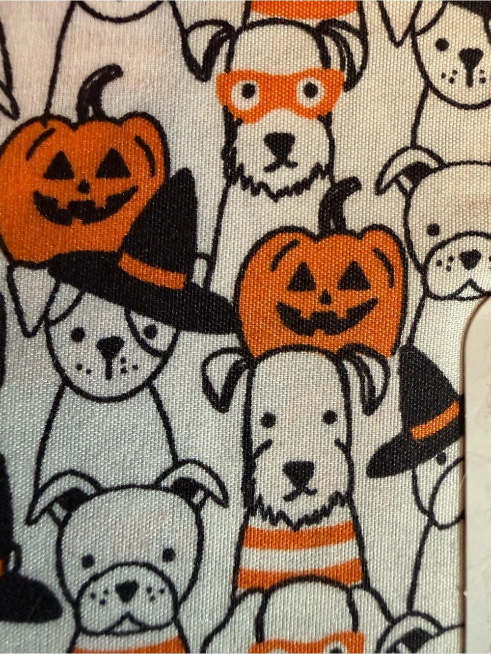 Deborah Connolly Halloween Puppy Dog Queen Sheets Set NWT Fur Baby Parent - Picture 3 of 9